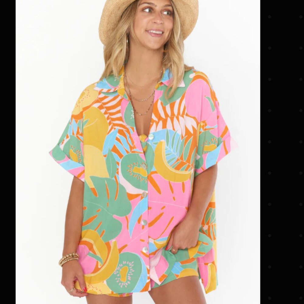 Tropical Fruit Parker Button Down Shirt
